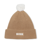 Knitted hat with pompom, COOKIE, hi-res