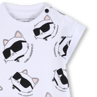 Short sleeve dress KARL LAGERFELD KIDS 
                    GIRL