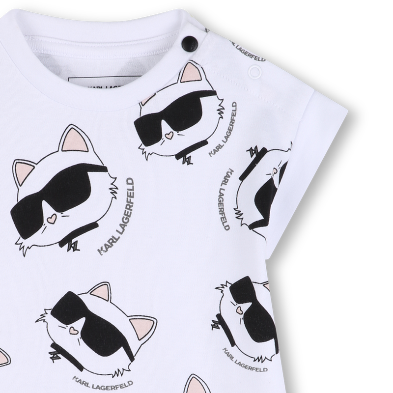 SHORT SLEEVE DRESS KARL LAGERFELD KIDS 
                        GIRL