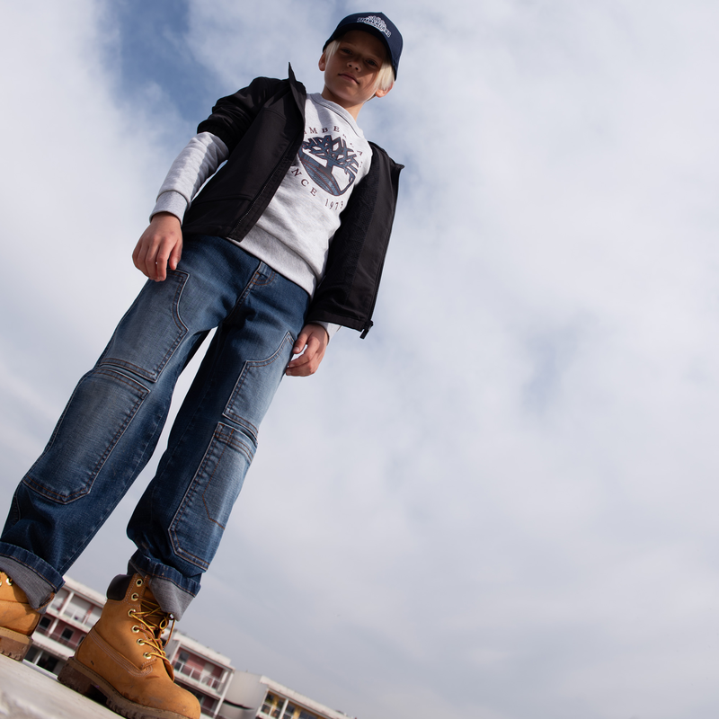 Brushed fleece sweatshirt TIMBERLAND 
                        BOY