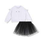 Sweatshirt and skirt set KARL LAGERFELD KIDS 
                    GIRL
