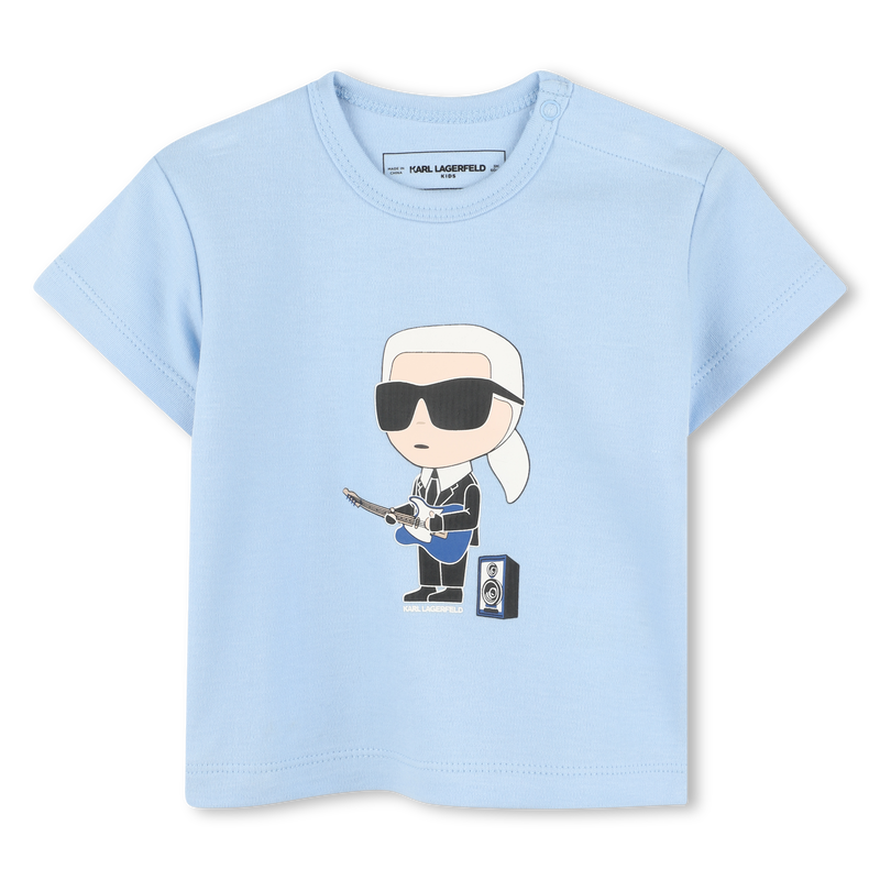 T-shirt and Bermuda shorts set KARL LAGERFELD KIDS 
                        BOY