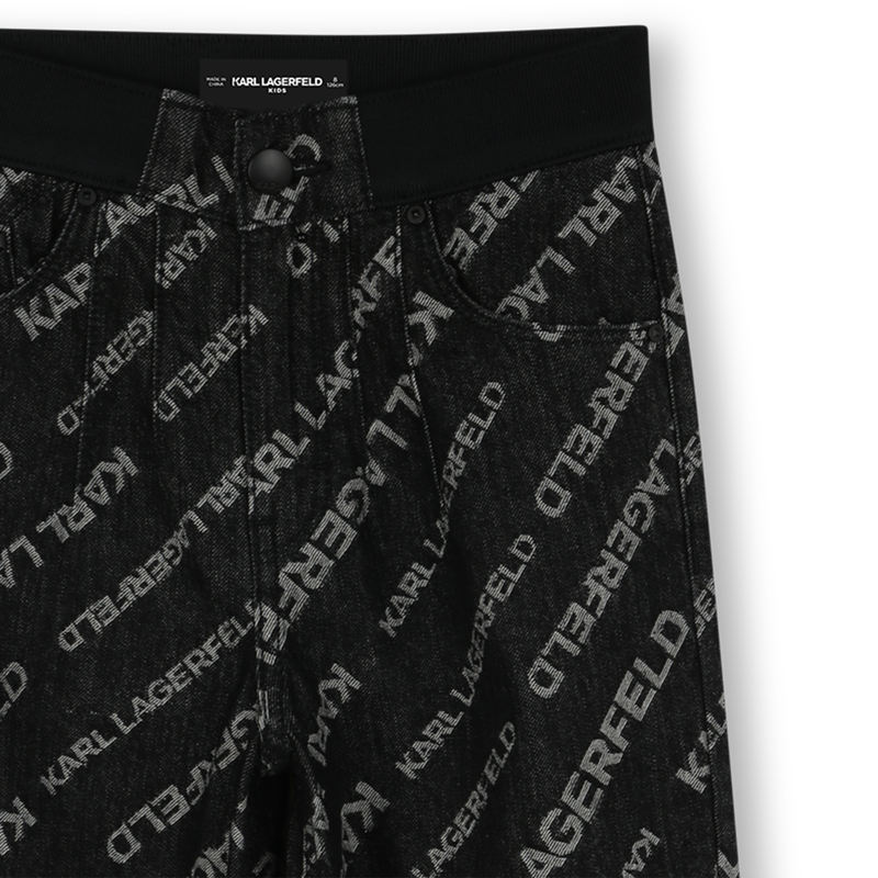 Denim trousers KARL LAGERFELD KIDS 
                        GIRL