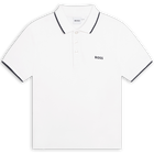 Short sleeve polo, WHITE, hi-res