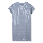 Cotton dress with sequins DKNY 
                    GIRL
