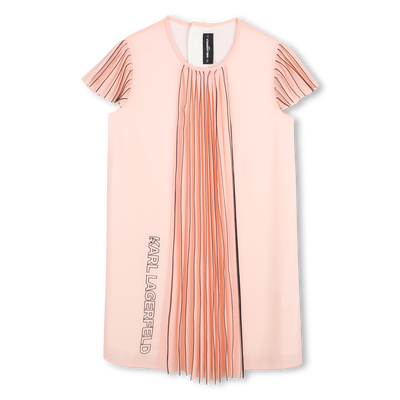 Short-sleeve dress KARL LAGERFELD KIDS GIRL