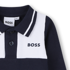 Polo collar jumpsuit BOSS 
                    BOY