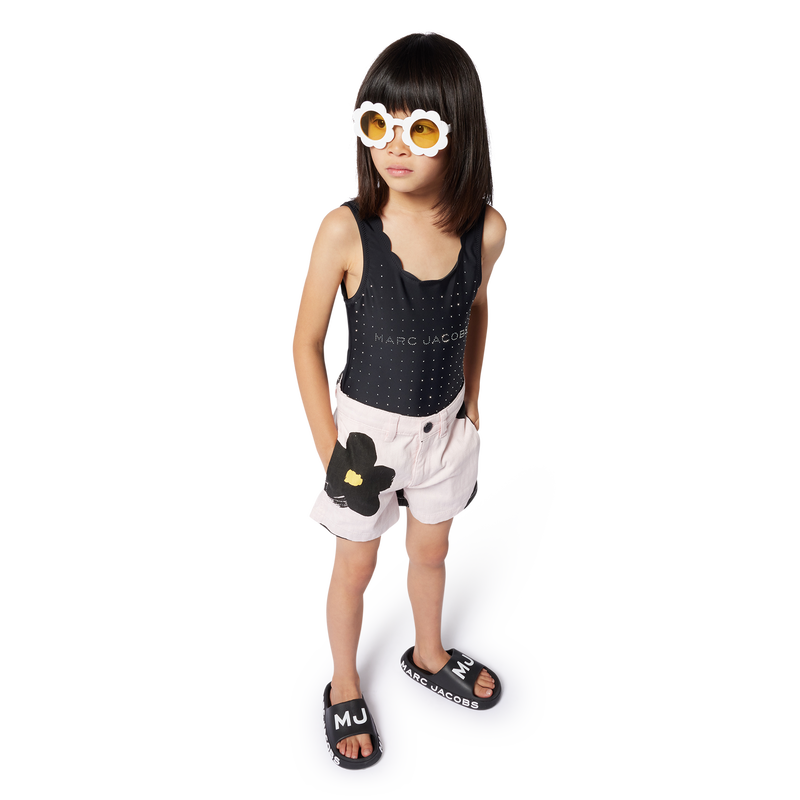 Printed cotton shorts MARC JACOBS 
                        GIRL