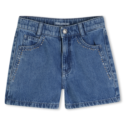 DENIM SHORTS ZADIG & VOLTAIRE GIRL