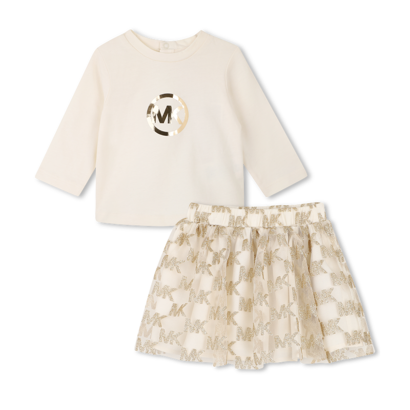 T-shirt and skirt set MICHAEL KORS 
                        GIRL