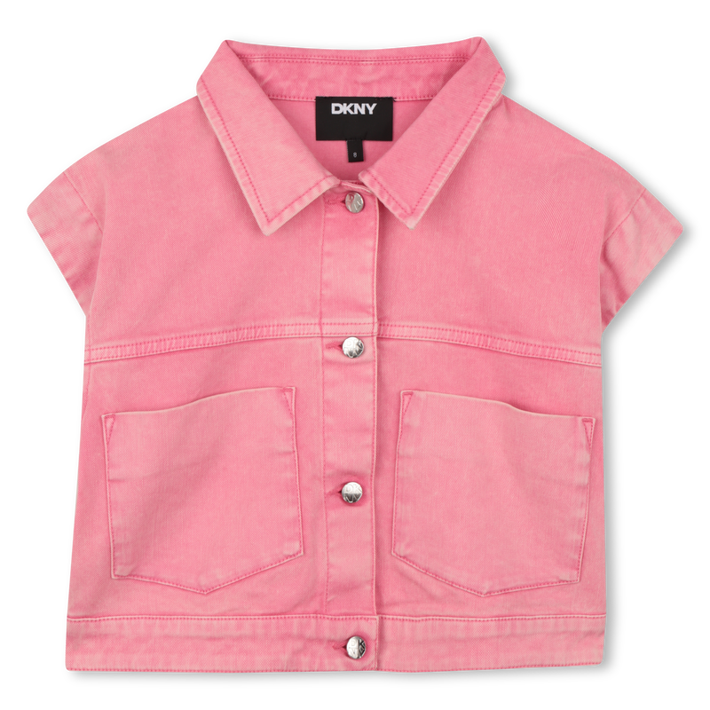 2-IN-1 JACKETS WITH REMOVABLE SLEEVES DKNY 
                        GIRL