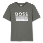 Short-sleeved t-shirt, OLIVE, hi-res