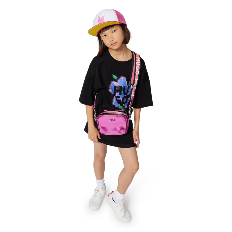 Adjustable bi-material cap HUGO 
                        GIRL