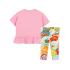 Cotton T-shirt and leggings KENZO KIDS 
                    GIRL