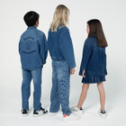 Long-sleeved denim shirt MICHAEL KORS 
                    GIRL