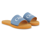 Sheepskin leather slides CHLOE 
                    GIRL