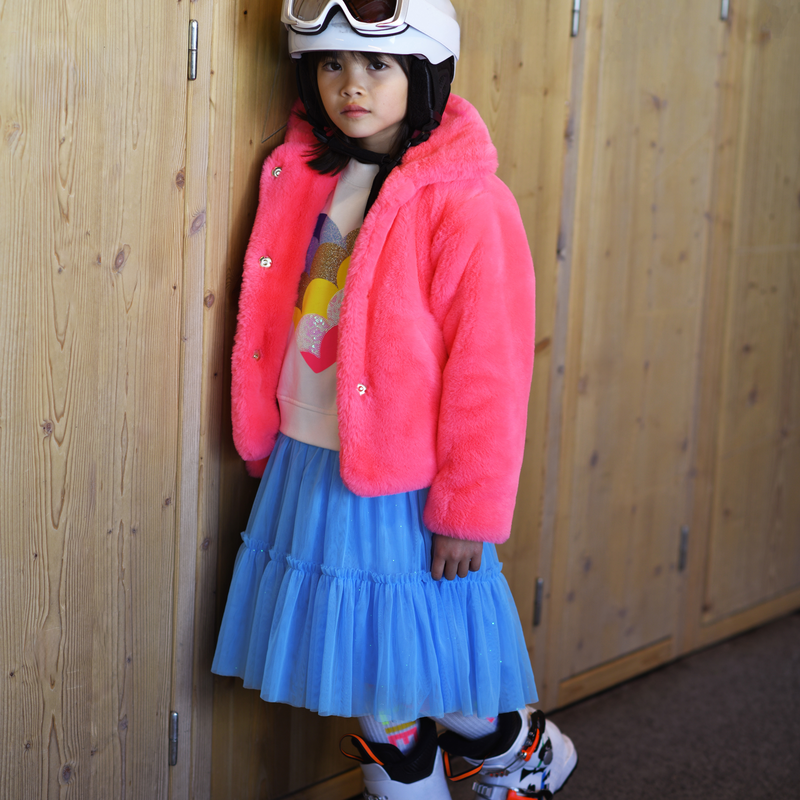 Bi-material novelty dress BILLIEBLUSH 
                        GIRL