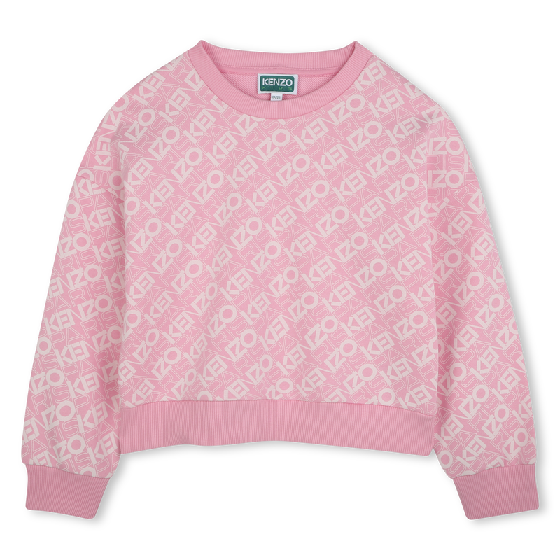 Cotton fleece sweatshirt KENZO KIDS 
                        GIRL