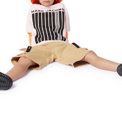 Two-tone cotton T-shirt MARC JACOBS BOY