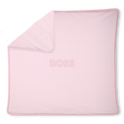 Cotton blanket BOSS 
                    UNISEX