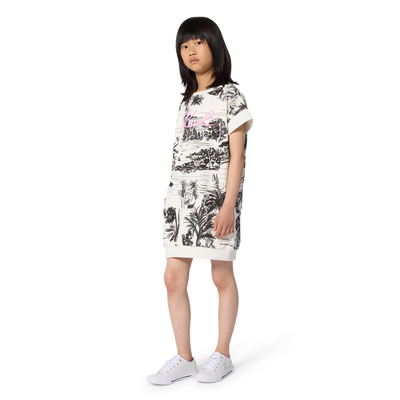 SHORT SLEEVE DRESS KARL LAGERFELD KIDS GIRL