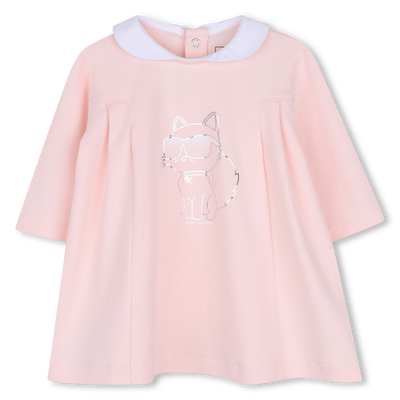Long Sleeve Dress KARL LAGERFELD KIDS GIRL