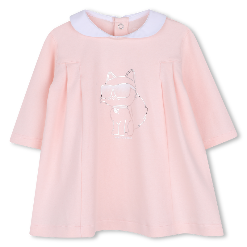 Long Sleeve Dress KARL LAGERFELD KIDS 
                        GIRL
