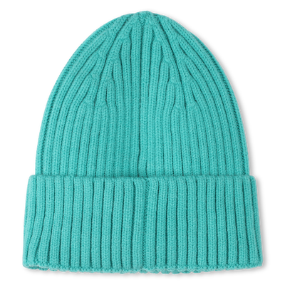 Knitted badge hat with logo TIMBERLAND BOY