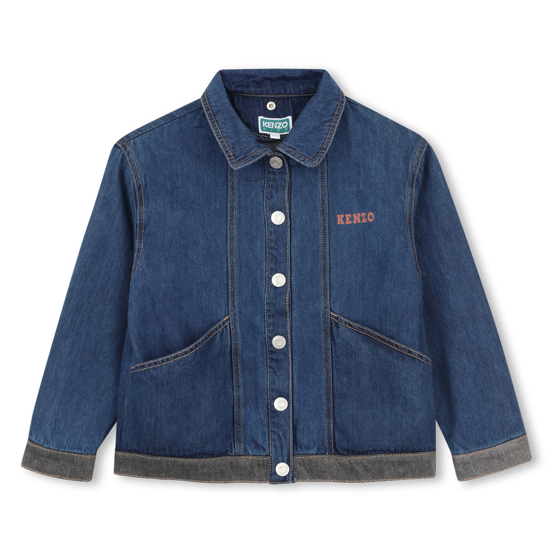 Denim jacket KENZO KIDS 
                        GIRL