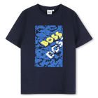 Short-sleeved t-shirt, NAVY, hi-res