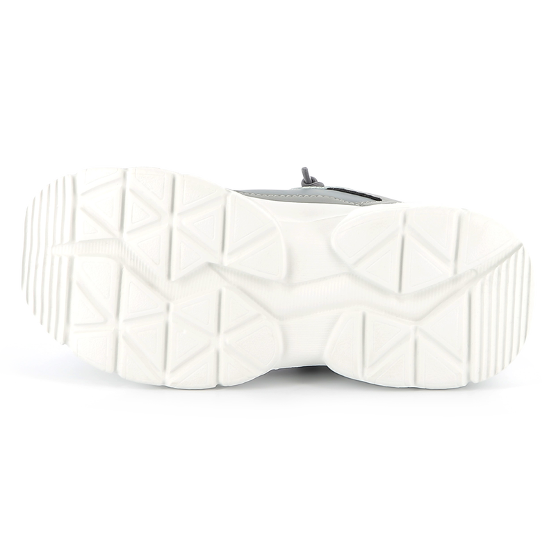 Bi-material lace-up trainers HUGO 
                        GIRL