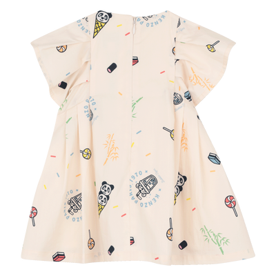 POPLIN DRESS KENZO KIDS GIRL