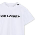 T-shirt and swim shorts set KARL LAGERFELD KIDS 
                    BOY