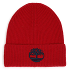 Knitted beanie, RED, hi-res