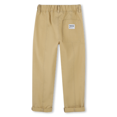 Gabardine cargo trousers TIMBERLAND BOY
