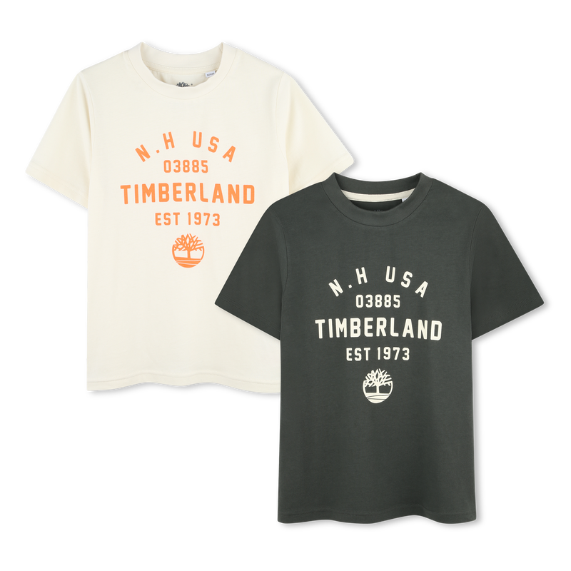 Two-pack of printed T-shirts TIMBERLAND 
                        BOY