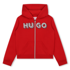 Zip-up hooded sweatshirt HUGO 
                    GIRL