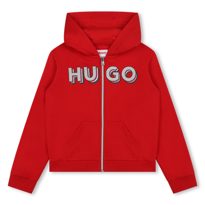 Zip-up hooded sweatshirt HUGO GIRL