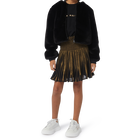 Multimaterial dress KARL LAGERFELD KIDS 
                    GIRL