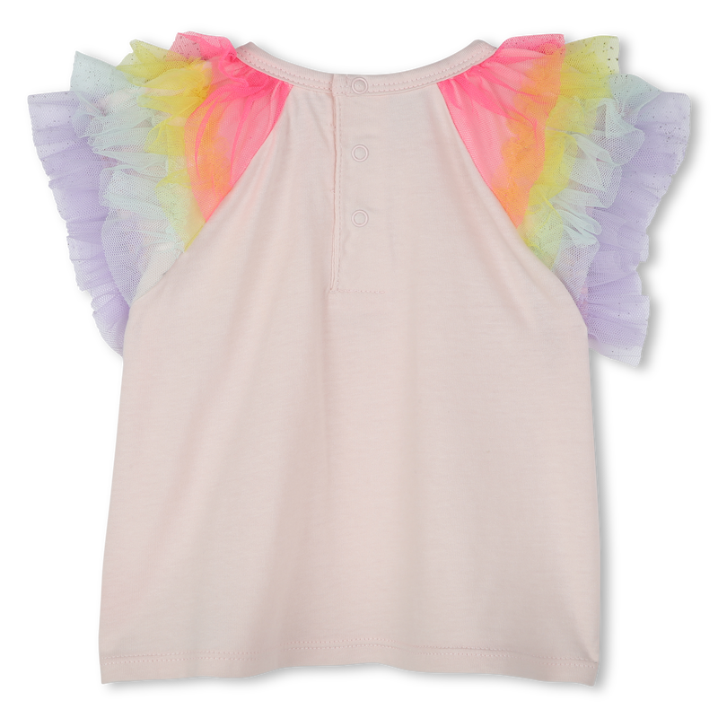 Short-sleeved cotton T-shirt BILLIEBLUSH 
                        GIRL