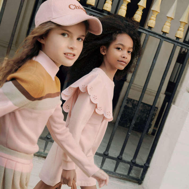 Ruffled Fleece Dress CHLOE 
                        GIRL