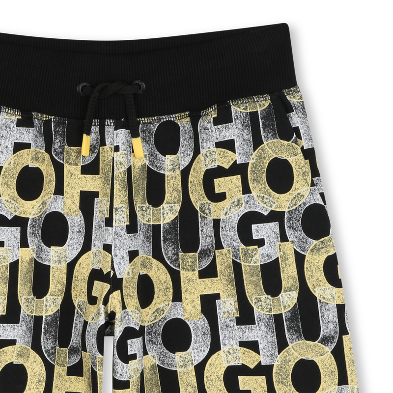 Fleece Bermuda running shorts HUGO 
                        BOY