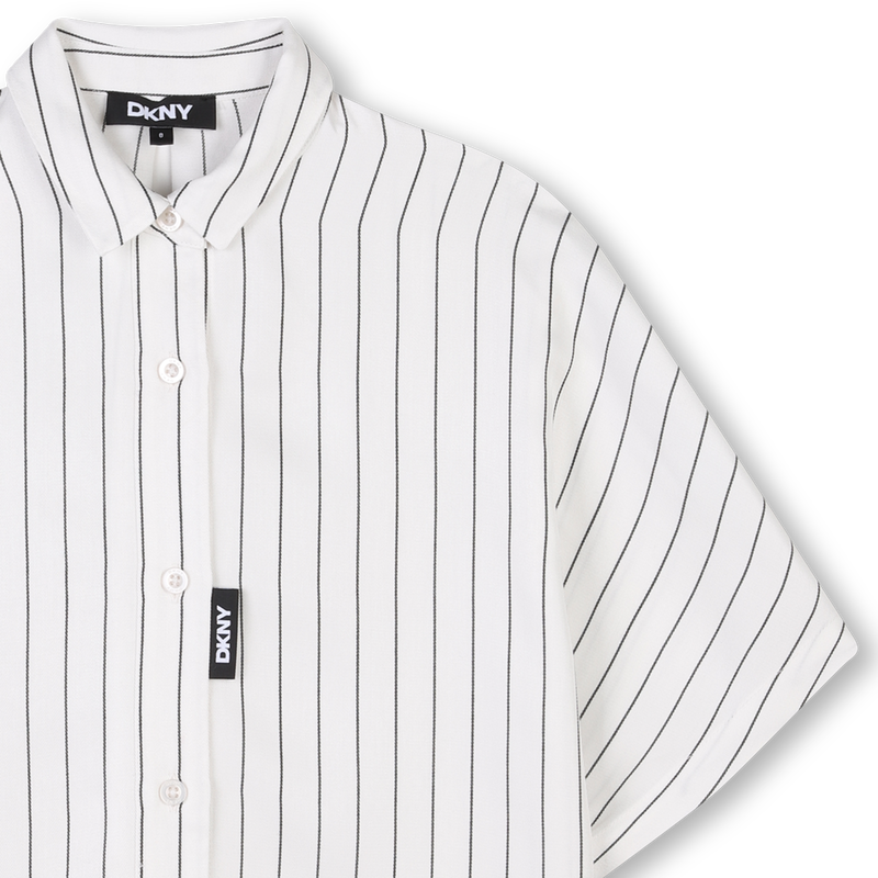 Long flowing striped shirt DKNY 
                        GIRL