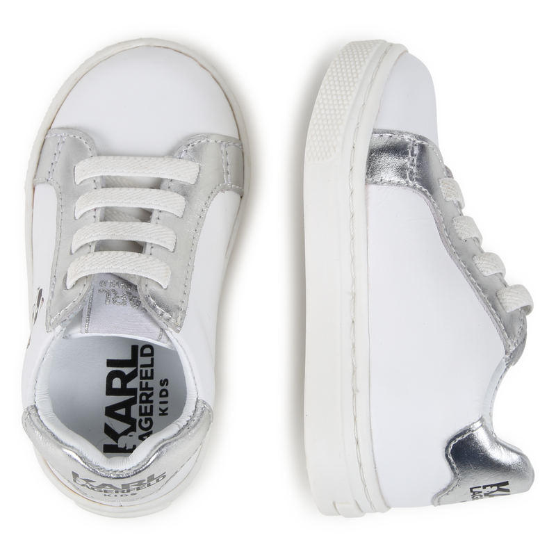 Low-top leather trainers KARL LAGERFELD KIDS 
                        UNISEX