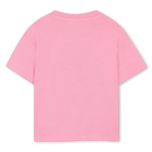 T-shirt with press stud on the shoulder KENZO KIDS 
                    GIRL