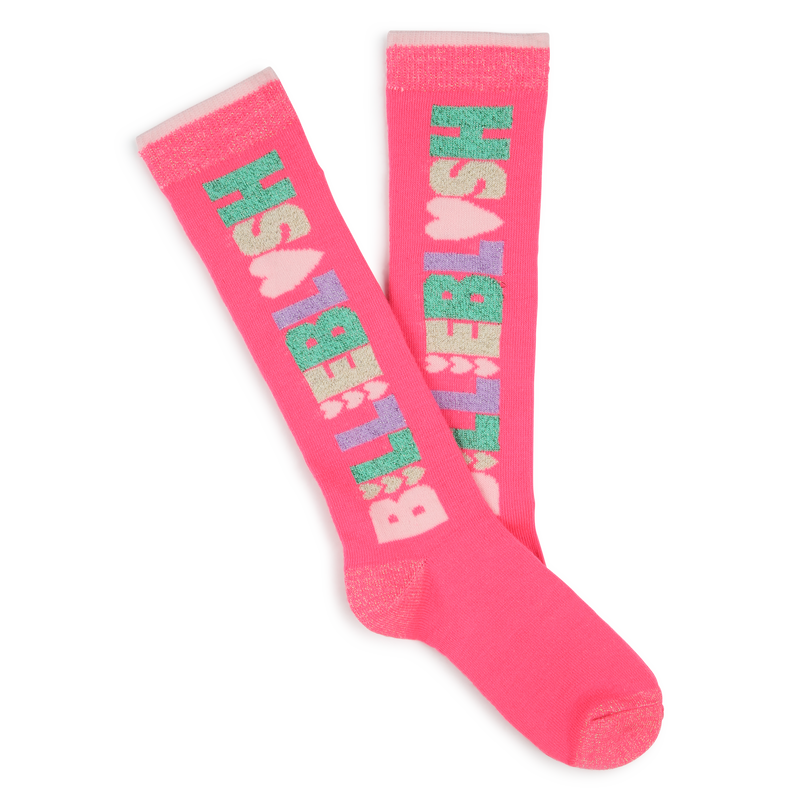 Metallic motif socks BILLIEBLUSH 
                        GIRL
