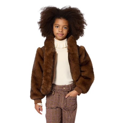 Fuzzy fleece jacket CHLOE GIRL