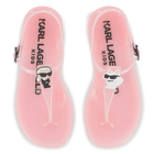 Sandals with adjustable straps KARL LAGERFELD KIDS 
                    GIRL
