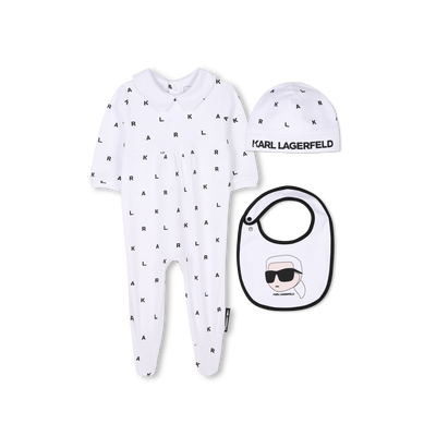 Three-piece newborn set KARL LAGERFELD KIDS BOY