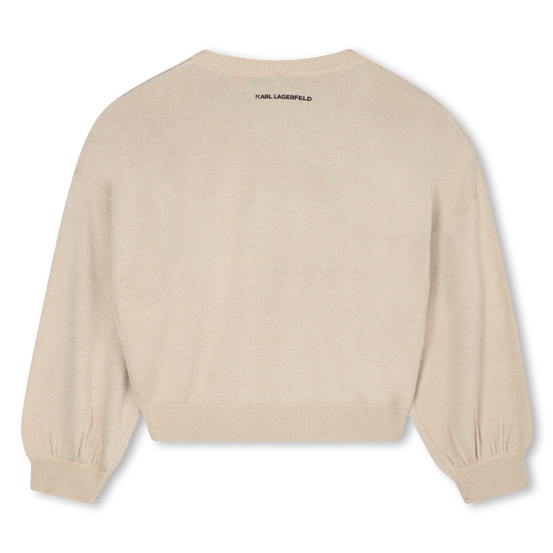 Knitted sweater KARL LAGERFELD KIDS 
                        GIRL
